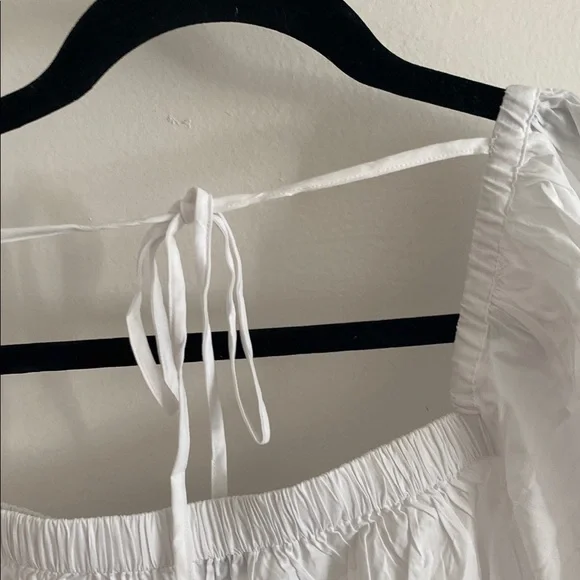 NWT Madewell Puff-Sleeve Babydoll Top - Picture 7 of 7